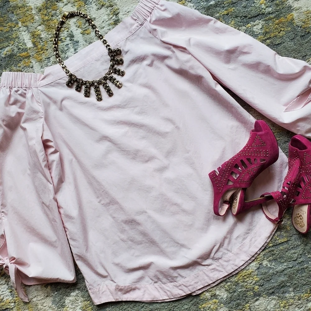Free People Off The Shoulder Tunic Blouse
